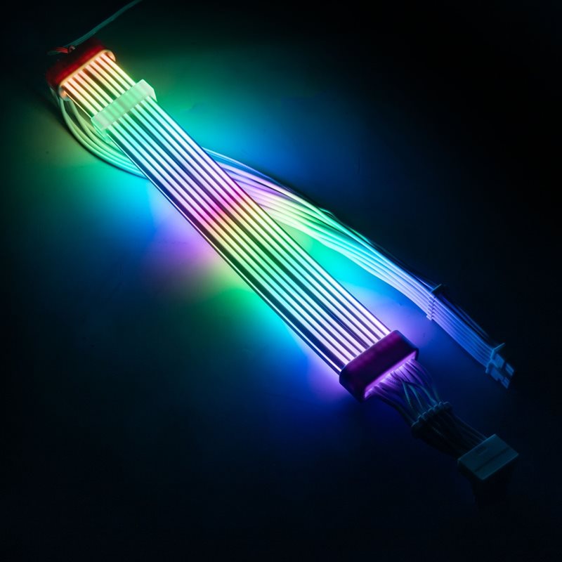 Kolink Umbra Radiant ARGB 12V-2x6 -> 12V-2x6 Cable, näytönohjaimen virtakaapeli, 70cm - Kuva 2