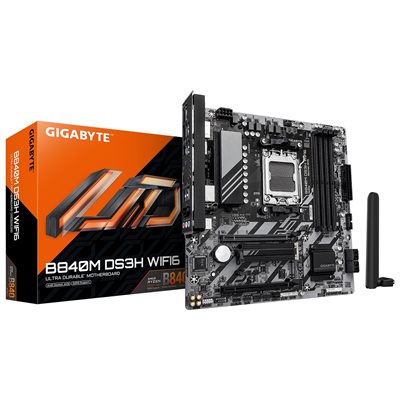 Gigabyte B840M DS3H WIFI6, mATX-emolevy