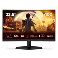 24" C24G42E, kaareva 180Hz Full HD -pelimonitori, musta