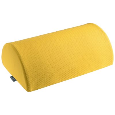 Leitz Ergo Cosy, ergonominen jalkatukityyny, keltainen
