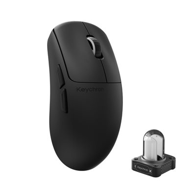 Keychron G6 HE 8K, langaton hiiri, 40 000 DPI, musta