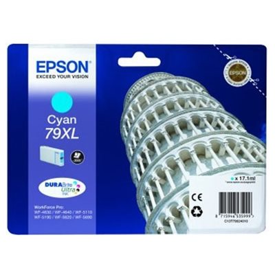 Epson 79XL mustepatruuna, syaani, jopa 2000 sivua