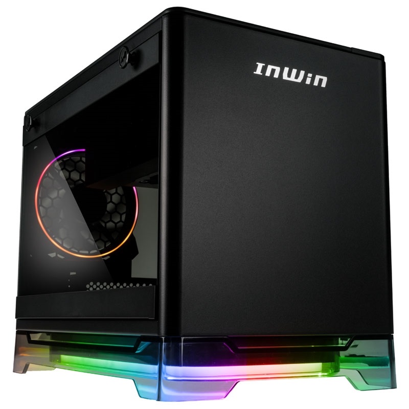 InWin A1 Plus, ikkunallinen Mini-ITX -kotelo, musta