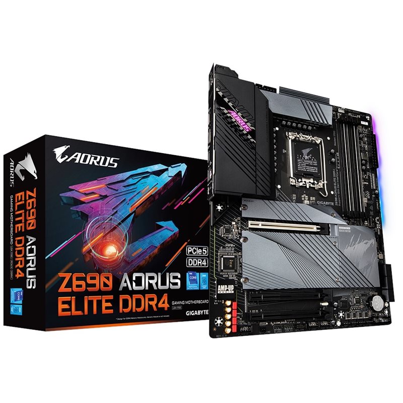 Gigabyte Z690 AORUS ELITE DDR4, ATX-emolevy