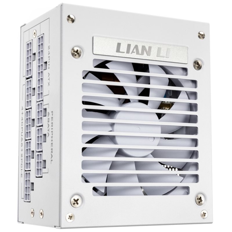 Lian Li 750W SP750, modulaarinen SFX-virtalähde, 80 Plus Gold, valkoinen