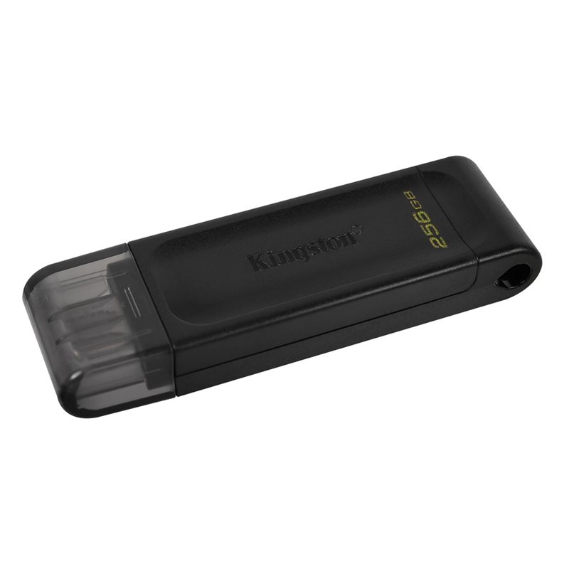 Kingston 256GB DataTraveler 70, 3.2 Gen1 USB-C -muistitikku, musta - Kuva 2