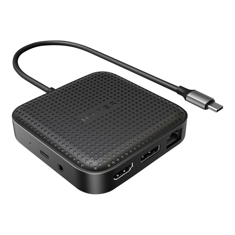 Targus HyperDrive USB4 Mobile Dock -telakointiasema, musta