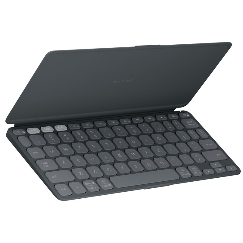 Logitech Keys To Go 2 (Universal), langaton näppäimistö tableteille, Graphite