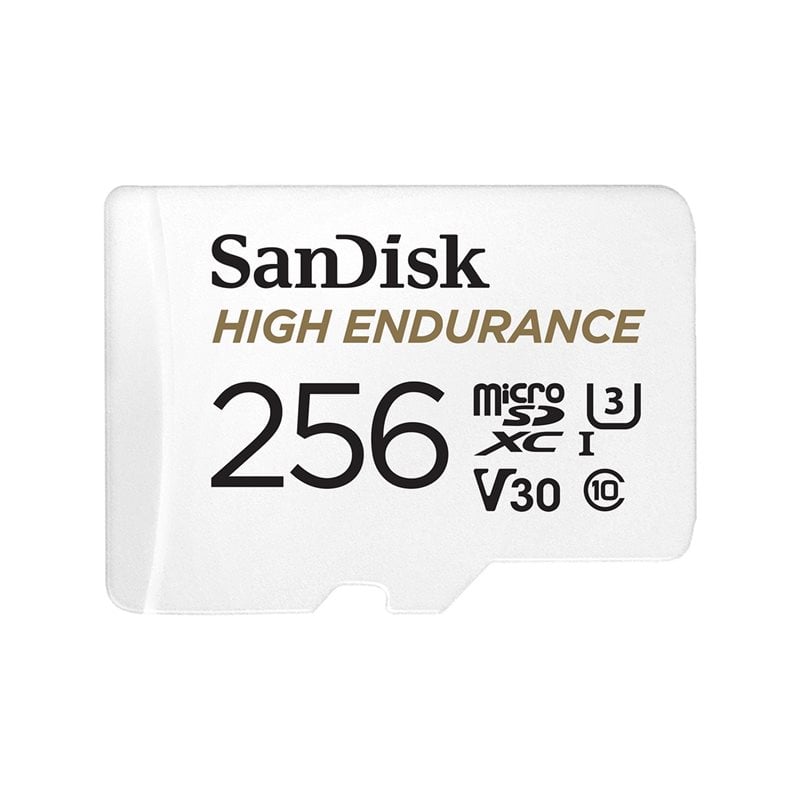 Sandisk 256GB High Endurance, microSDXC -muistikortti, UHS-I V30 U3, 100/40 MB/s