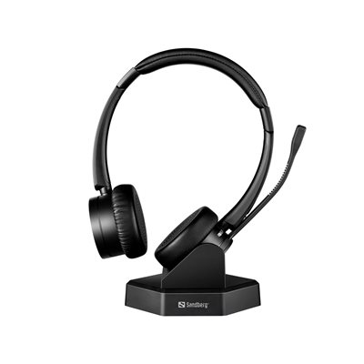 Sandberg 5.2 Bluetooth Office Headset Pro+, musta