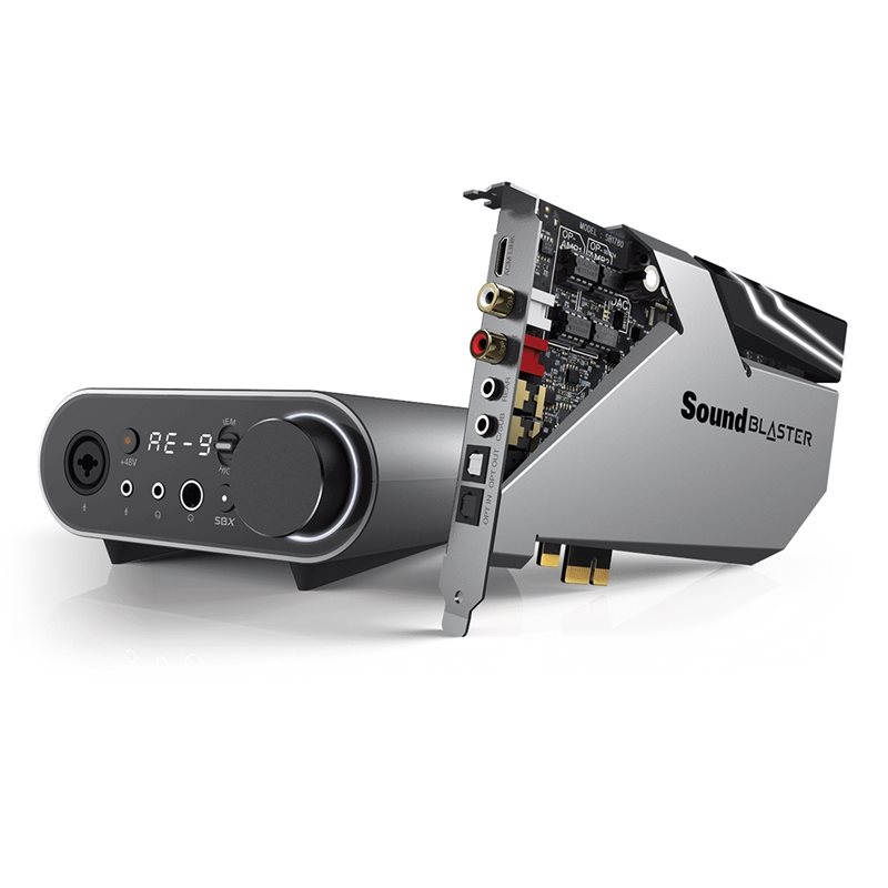 Creative Sound Blaster AE-9, korkearesoluutioinen PCIe DAC ja vahvistin -äänikortti, Xamp-kuulokevahvistin
