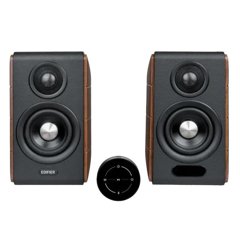 Edifier S880DB MKII -aktiivikaiuttimet, Bluetooth 5.3, walnut/musta