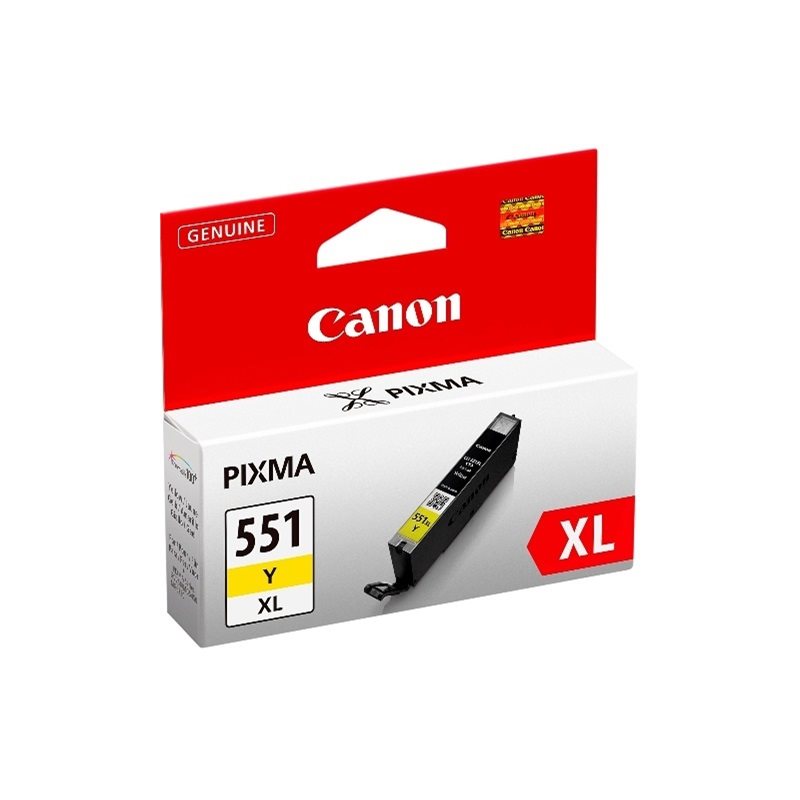 Canon CLI-551XL, Keltainen, Mustepatruuna