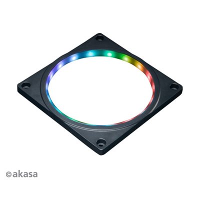 Akasa Addressable RGB LED -tuuletinkehys, musta