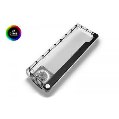 EK-Waterblocks EK-Quantum Kinetic FLT 360 D5 PWM D-RGB - Plexi, pumppu/säiliö -yhdistelmä