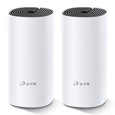 TP-Link Deco M4 (2-pack), langaton Mesh Wi-Fi -järjestelmä, 2 reititintä, valkoinen/musta
