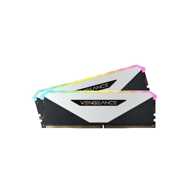 Corsair 16GB (2 x 8GB) Vengeance RGB RT, DDR4 3200MHz, CL16, 1.35V, musta/valkoinen