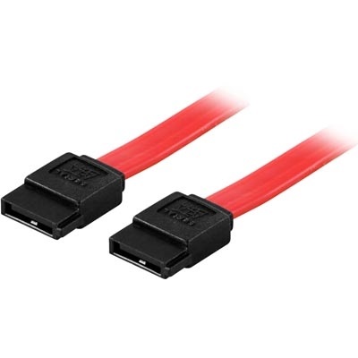 Deltaco SATA3 -kaapeli, 30cm, punainen