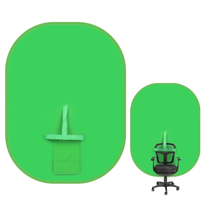 Wistream Gaming Chair Green Screen, pelituoliin kiinnitettävä vihreä taustakangas (Poistotuote! Norm. 54,90€)