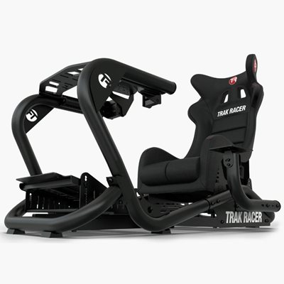 Trak Racer TR8 Pro Racing -ohjaamo ja GT-istuin, musta + DD-kiinnikkeet