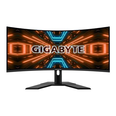 Gigabyte 34" G34WQC-A, 144Hz kaareva WQHD-pelimonitori, musta