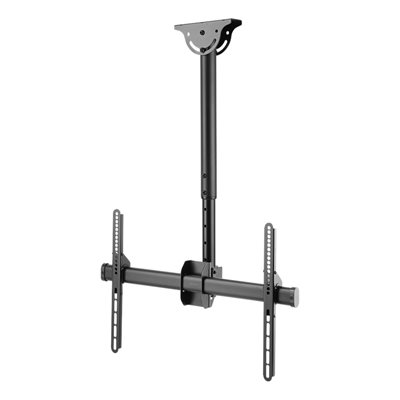 Deltaco 37-70" Office Telescopic Fullmotion -kattoteline näytölle, musta