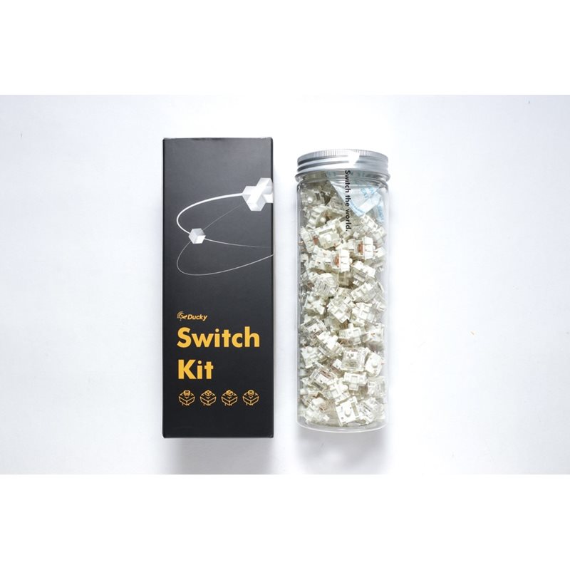 Ducky Switch Kit - Gateron G Pro White -kytkinsarja, 110 kpl