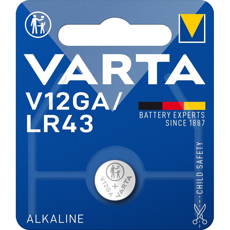 Varta V12GA/LR43 -paristo