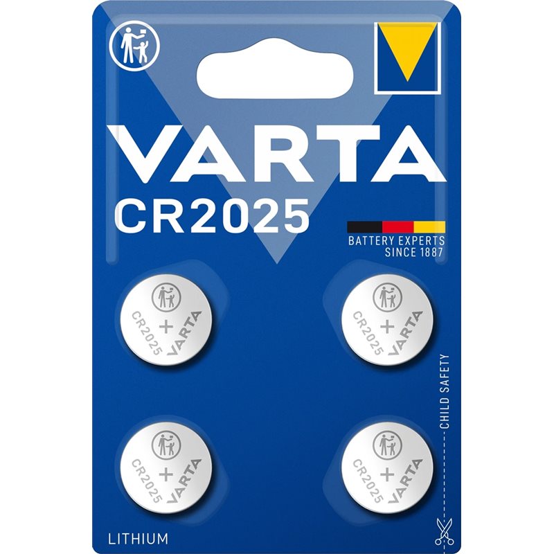 Varta CR2025 -paristo, 4kpl