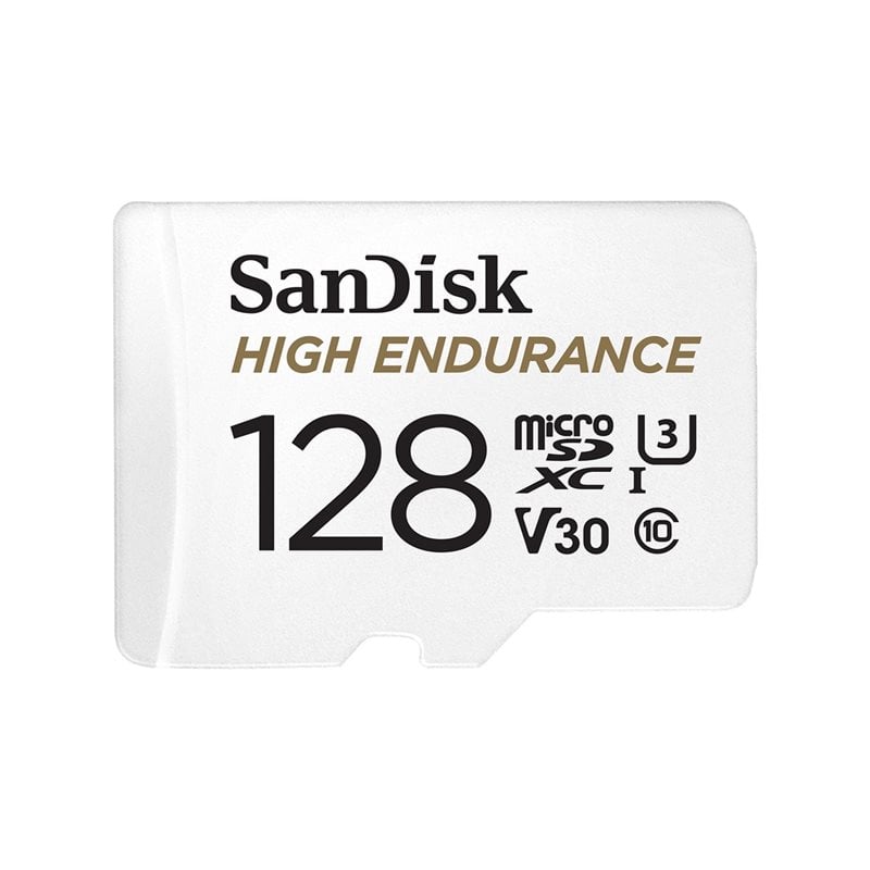 Sandisk 128GB High Endurance, microSDXC -muistikortti, UHS-I V30 U3, 100/40 MB/s