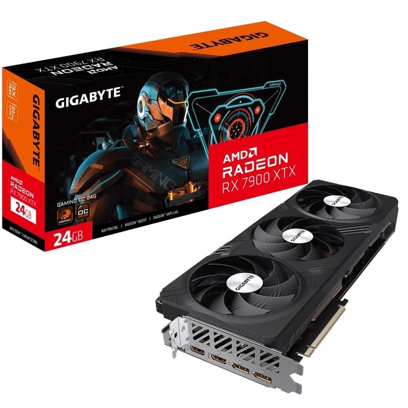 Gigabyte (Outlet) Radeon RX 7900 XTX GAMING OC -näytönohjain, 24GB GDDR6