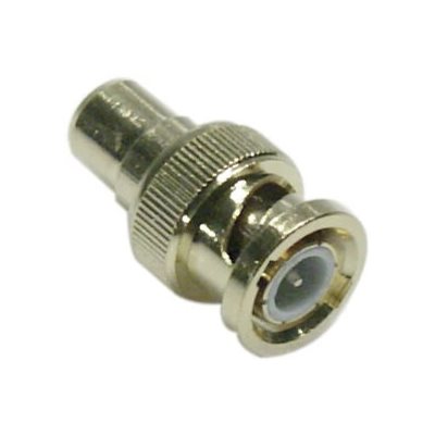 Deltaco RCA naaras -> BNC uros -adapteri, kulta