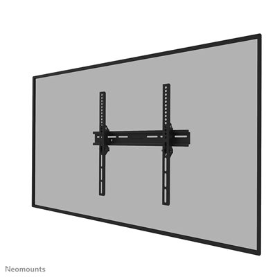 Neomounts 32-65" Wall Mount, -seinäteline näytölle, kiinteä, lukittava, hopea