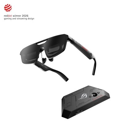 Asus ROG Xreal R1-N (Narrow), AR-pelilasit, musta