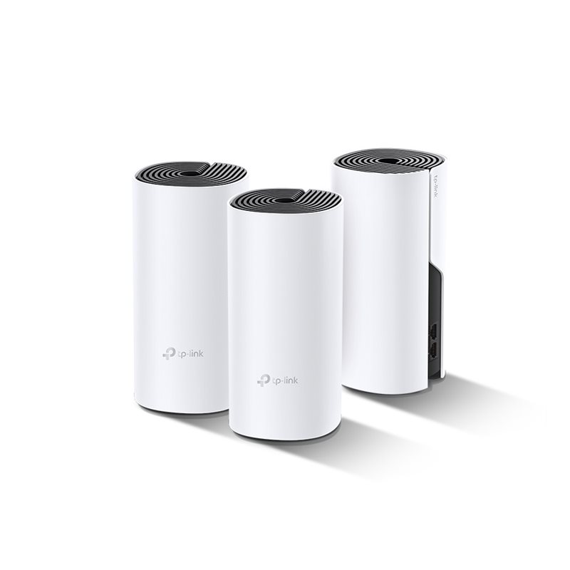 TP-Link Deco P9, Dual Band AC1200 Wi‑Fi 5 + AV1000 Powerline -Mesh-järjestelmä, valkoinen, 3 kpl