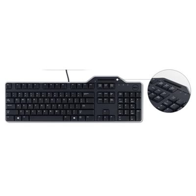 Dell Pro KB813 Smartcard -näppäimistö, USB-A, musta