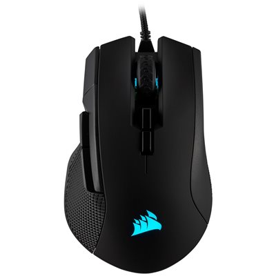 Corsair Ironclaw RGB, FPS/MOBA -pelihiiri, 18 000 DPI, musta