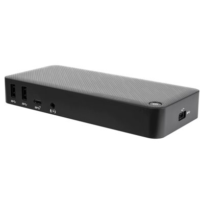 Targus USB-C DP Alt Mode 2x DisplayPort + 1x HDMI -telakointiasema, 85W PD, musta