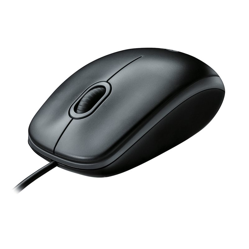 Logitech B100 Optical Mouse for Business, musta
