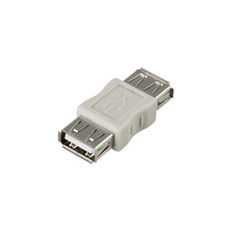 Deltaco USB adapteri A-A n-n, sukupuolenvaihtaja