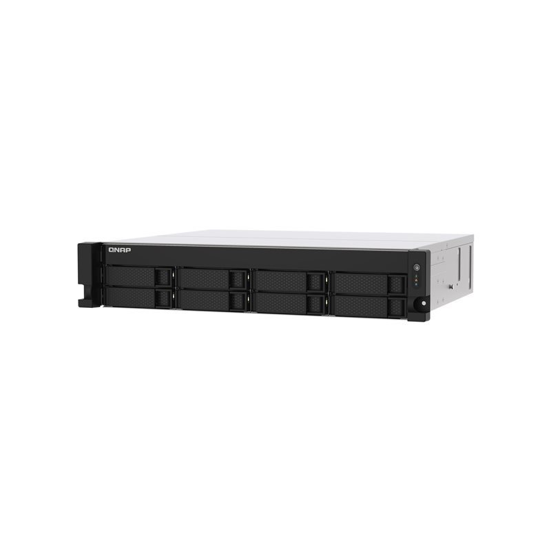 QNAP TS-853DU-RP, räkkiasennettava 8-paikkainen NAS-asema, 4GB, 2U, musta/harmaa