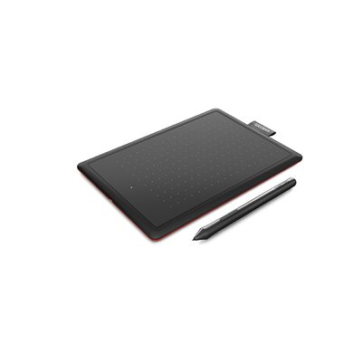 Wacom One by Wacom - Small -kynätabletti, musta/punainen