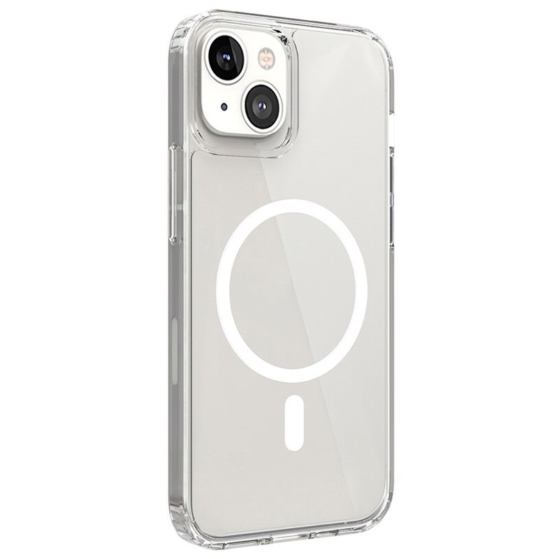 Screenor Bumper -suojakuori, Apple iPhone 15 Pro Max, MagSafe, läpinäkyvä