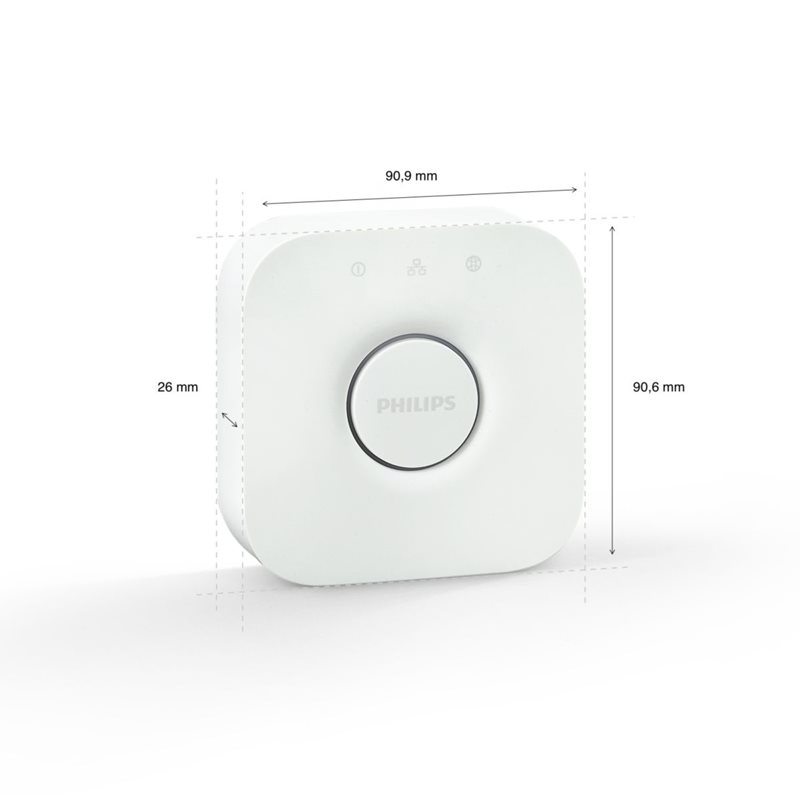 Philips Hue Bridge -valoverkkoreititin/silta, valkoinen - Kuva 2