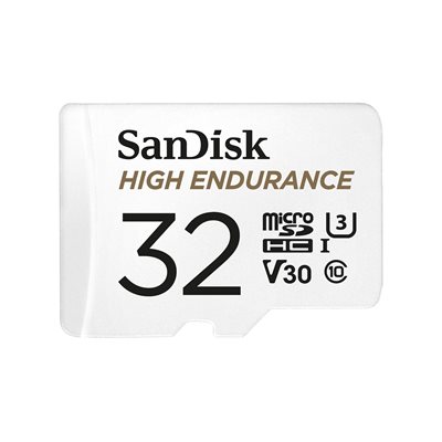 Sandisk 32GB High Endurance, microSDHC -muistikortti, UHS-I V30 U3, 100/40 MB/s