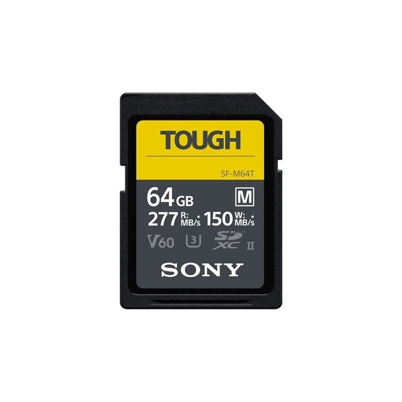 Sony 64GB Pro Tough M-series, SDXC -muistikortti, UHS-II V60 U3, 277/150 MB/s