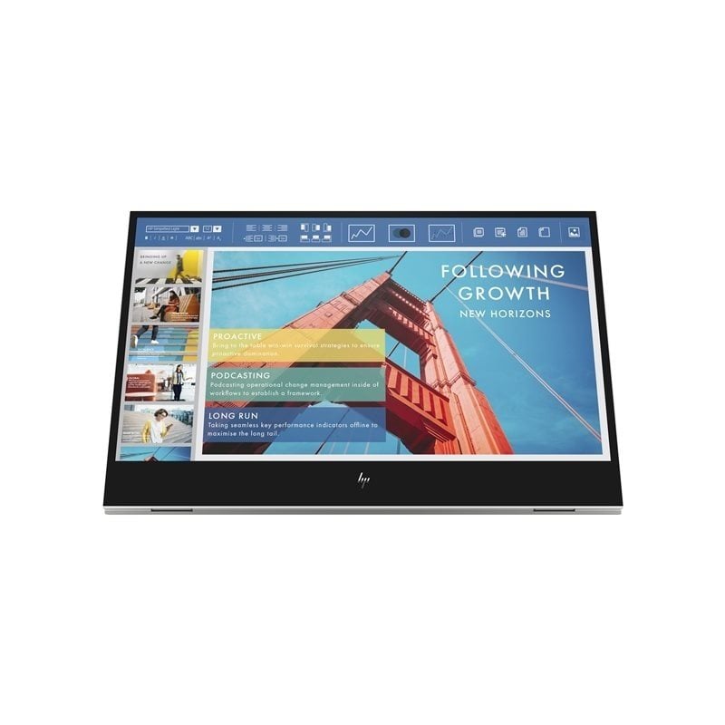 HP 14" E14 G4, Full HD -mobiilimonitori, hopea