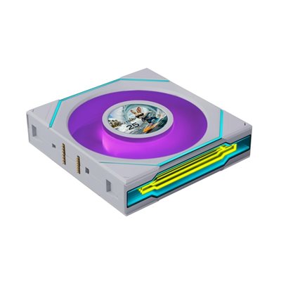 Lian Li UNI FAN SL-INF LCD Flex Wireless Reverse, 120mm PWM-laitetuuletin, valkoinen