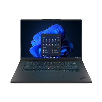 Lenovo 16" ThinkPad P1 Gen 8 21Q8, kannettava tietokone, musta