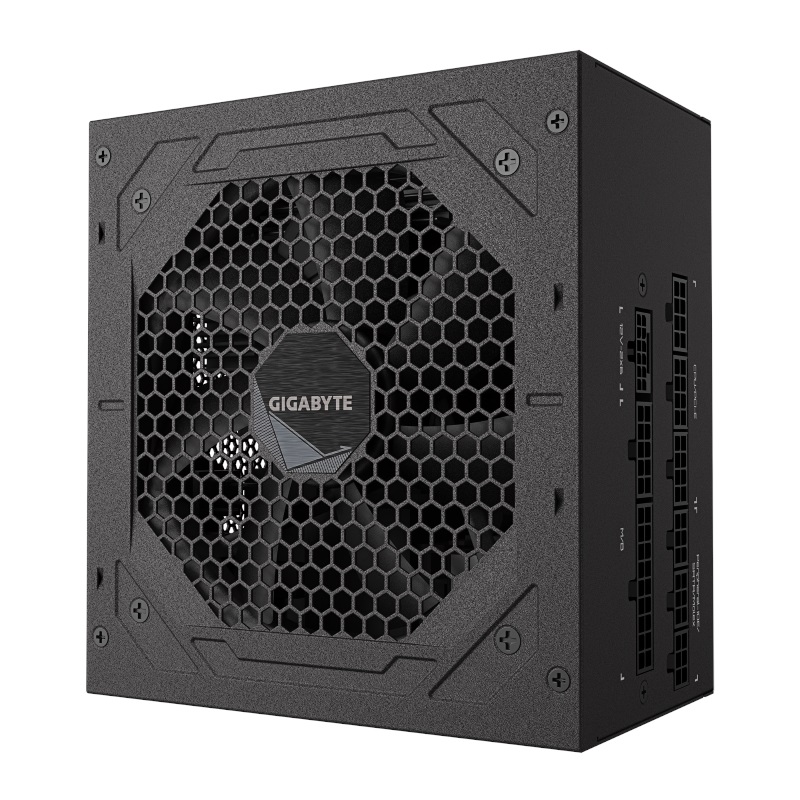 Gigabyte 1000W UD1000GM PG5 V2, ATX-virtalähde, PCIe 5.1, 80 Plus Gold, musta
